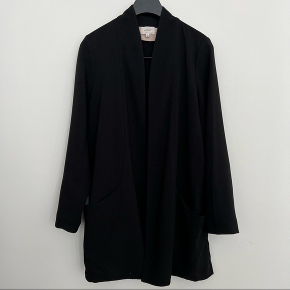 ARITZIA Wilfred Long Black Blazer - Picture 1 of 5
